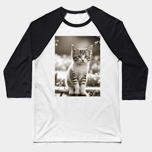 Cat Lovers Cute Kittens Baseball T-Shirt